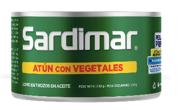 Tuna with vegetables Sardimar 230g