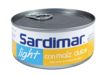 Light Tuna with sweet corn Sardimar 105g