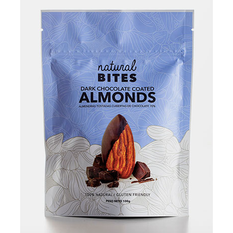 Dark Chocolate Coated Almonds 100g