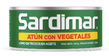 Tuna with vegetables Sardimar 140g
