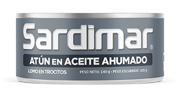 Tuna in smoked oil Sardimar 140g
