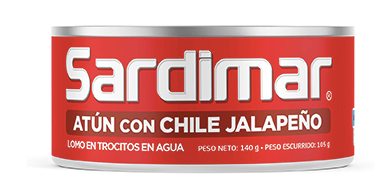 Tuna with jalapeno Sardimar 140g