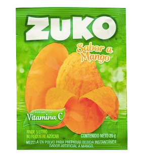 Zuko Instant Mango Flavor Drink 20g.