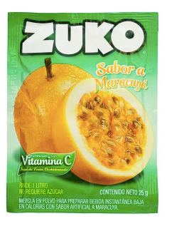 Zuko Instant Passion Fruit (Maracuya) Flavor Drink 20g.