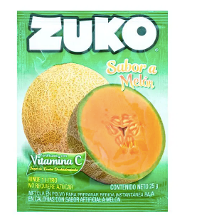 Zuko Instant Melon Flavor Drink 20g.