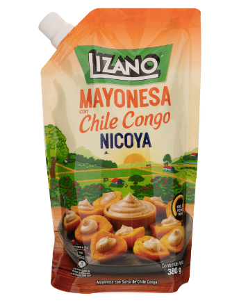 Mayonnaise Lizano with spicy "Chile Congo" 380g