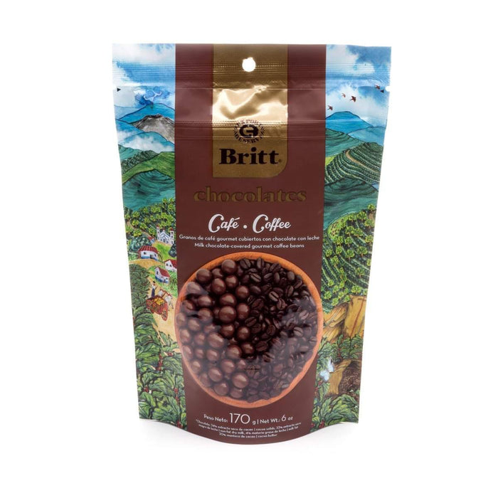 Cafe Britt Chocolate covered Coffee Beans 6oz