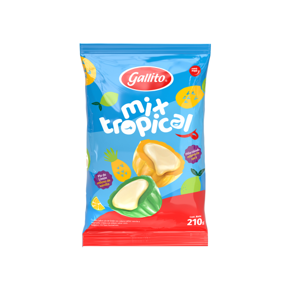 Tropical Mix Candy by Gallito 7.4oz