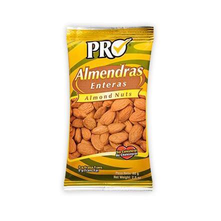 Whole Almonds by Pro 3oz