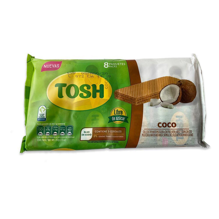 Coconut Tosh Waffers 7.5oz